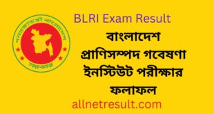 BLRI Exam Result 2023