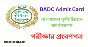 BADC Admit Card 2023