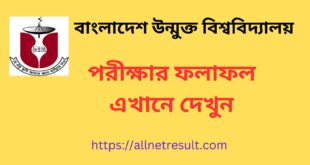BOU BA BSS Result 2023
