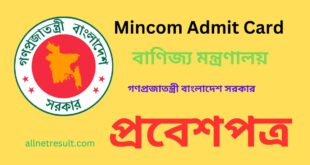 Mincom Admit Card 2023