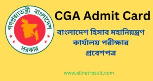 CGA Admit Card 2023