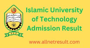 IUT Admission Result 2023