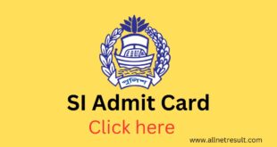 SI Admit Card 2023