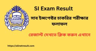 SI Exam Result 2023