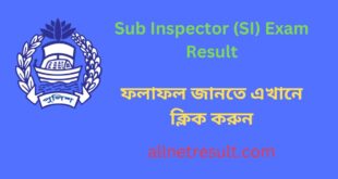 Bangladesh Police SI Result 2023