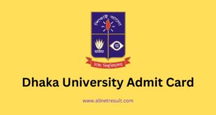 Dhaka University Admit Card