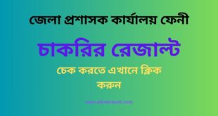 DC Office Feni Result