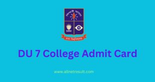 DU 7 College Admit Card 2024