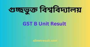 GST B Unit Result 2024